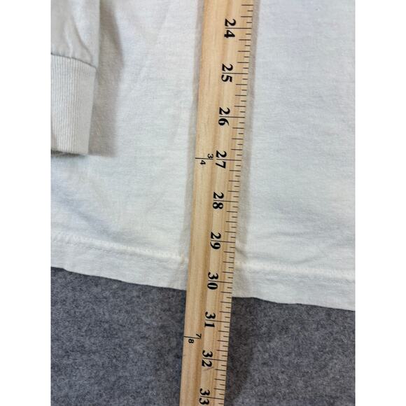 VINTAGE NASCAR Racing Shirt Mens XL White Graphic Long Sleeve Tee Streetwear Y2K - Picture 4 of 8